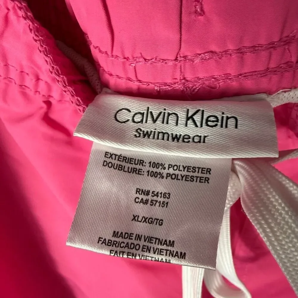 Calvin Klein Swim Trunks Size XL Pink NWOT B